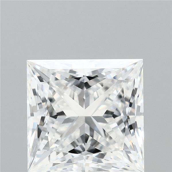 2.02 Carat Princess Shaped, Ideal Cut, E Color, VVS1 Clarity, IGI Certified Lab Grown Diamond