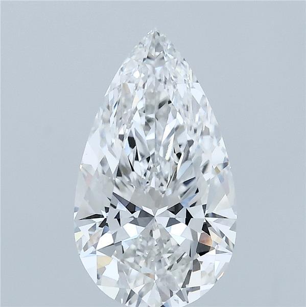 1.78 Carat Pear Shaped, Ideal Cut, E Color, VVS2 Clarity, IGI Certified Lab Grown Diamond