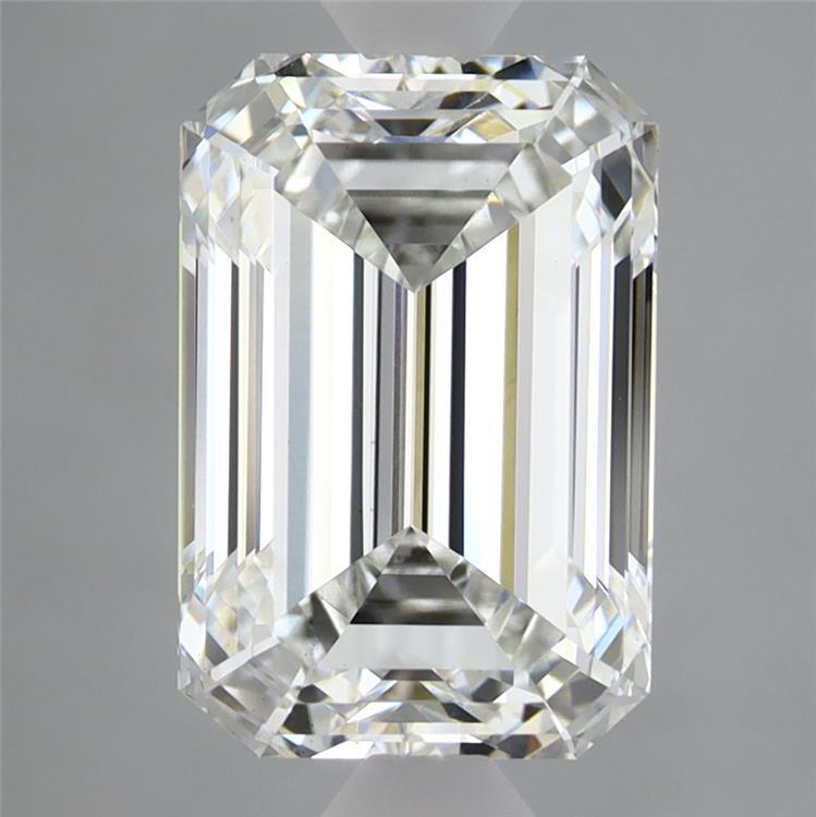 3.39 Carat Emerald Shaped, Ideal Cut, F Color, VS1 Clarity, IGI Certified Lab Grown Diamond