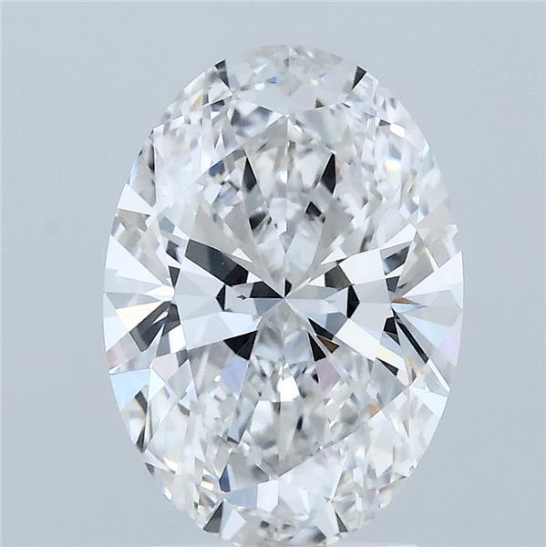 2.56 Carat Oval Shaped, Ideal Cut, E Color, VVS2 Clarity, IGI Certified Lab Grown Diamond