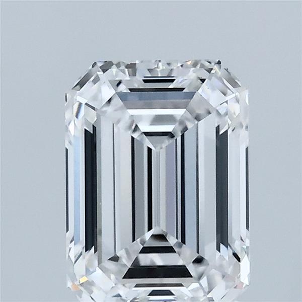 1.60 Carat Emerald Shaped, Ideal Cut, D Color, VS1 Clarity, IGI Certified Lab Grown Diamond