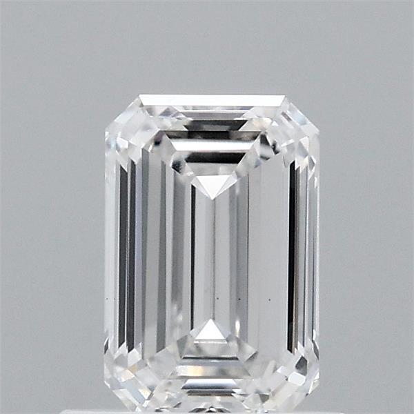 0.85 Carat Emerald Shaped, Ideal Cut, E Color, VS1 Clarity, IGI Certified Lab Grown Diamond
