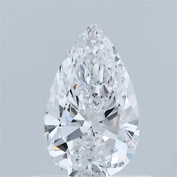 0.60 Carat Pear Shaped, Excellent Cut, D Color, VVS2 Clarity, IGI Certified Lab Grown Diamond