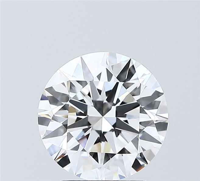 2.05 Carat Round Shaped, Ideal Cut, D Color, VVS2 Clarity, IGI Certified Lab Grown Diamond