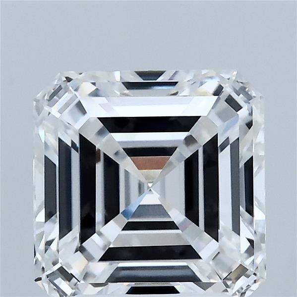 2.57 Carat Asscher Shaped, Ideal Cut, D Color, VS1 Clarity, IGI Certified Lab Grown Diamond