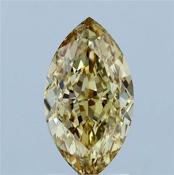 2.14 Carat Marquise Shaped, Excellent Cut, FANCY INTENSE YELLOW Color, VS1 Clarity, IGI Certified Lab Grown Diamond