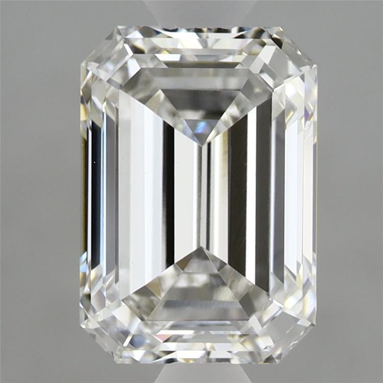 2.96 Carat Emerald Shaped, Ideal Cut, E Color, VS1 Clarity, IGI Certified Lab Grown Diamond