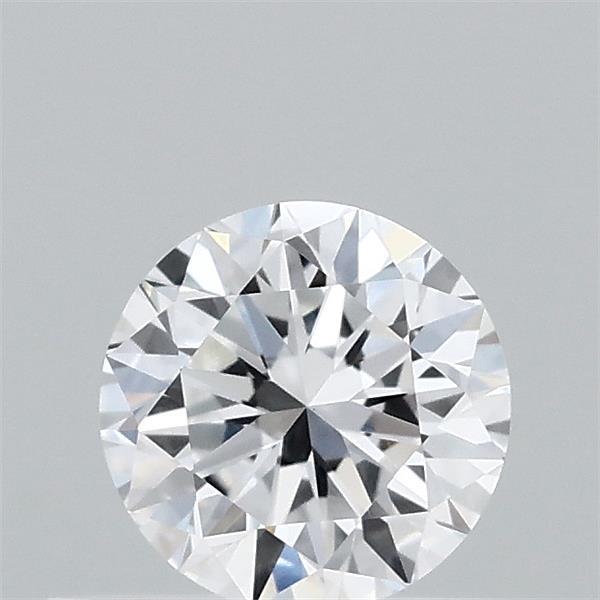 0.38 Carat Round Shaped, Excellent Cut, D Color, VVS2 Clarity, IGI Certified Lab Grown Diamond
