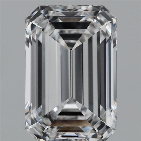 4.01 Carat Emerald Shaped, Ideal Cut, E Color, VS1 Clarity, IGI Certified Lab Grown Diamond