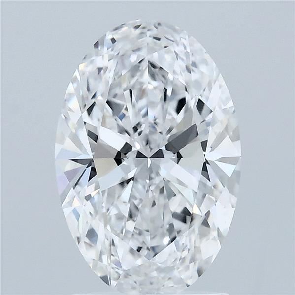 1.92 Carat Oval Shaped, Ideal Cut, D Color, VVS1 Clarity, IGI Certified Lab Grown Diamond