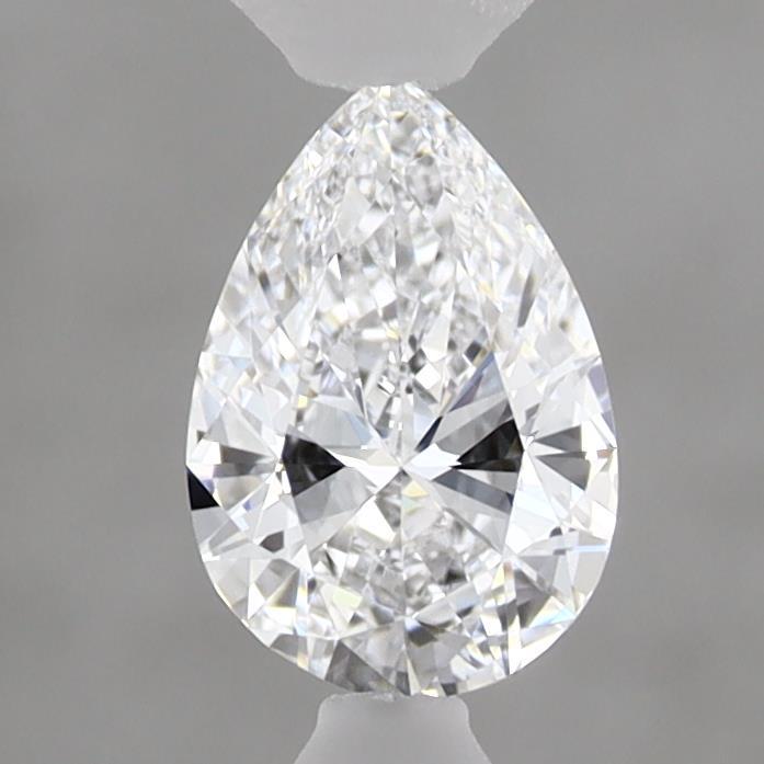 0.61 Carat Pear Shaped, Ideal Cut, D Color, VVS2 Clarity, IGI Certified Lab Grown Diamond