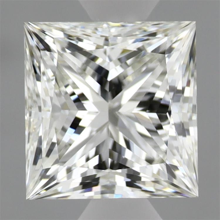1.50 Carat Princess Shaped, Ideal Cut, G Color, VVS2 Clarity, IGI Certified Lab Grown Diamond