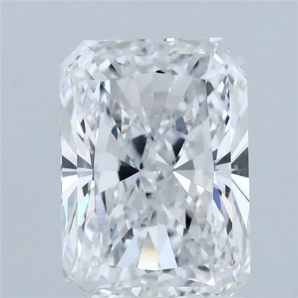 2.01 Carat Radiant Shaped, Ideal Cut, D Color, VVS2 Clarity, IGI Certified Lab Grown Diamond