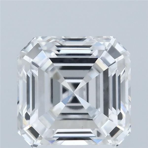 3.01 Carat Asscher Shaped, Ideal Cut, D Color, VS1 Clarity, IGI Certified Lab Grown Diamond