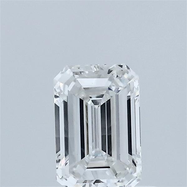 0.55 Carat Emerald Shaped, Excellent Cut, D Color, VVS2 Clarity, IGI Certified Lab Grown Diamond