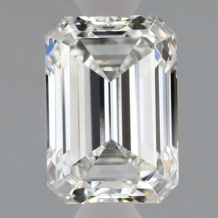 1.59 Carat Emerald Shaped, Ideal Cut, E Color, VVS2 Clarity, IGI Certified Lab Grown Diamond
