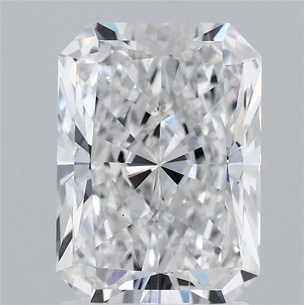 2.11 Carat Radiant Shaped, Ideal Cut, D Color, VS1 Clarity, IGI Certified Lab Grown Diamond