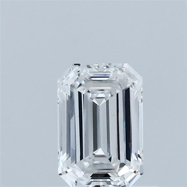 0.53 Carat Emerald Shaped, Excellent Cut, D Color, VS1 Clarity, IGI Certified Lab Grown Diamond