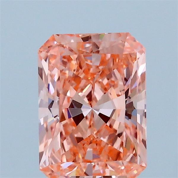 1.04 Carat Radiant Shaped, Ideal Cut, FANCY VIVID PINK Color, VS1 Clarity, IGI Certified Lab Grown Diamond