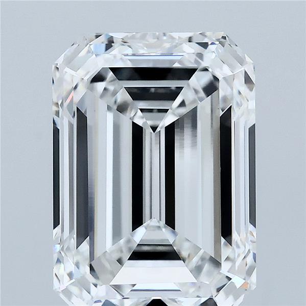 5.00 Carat Emerald Shaped, Ideal Cut, E Color, VS1 Clarity, IGI Certified Lab Grown Diamond
