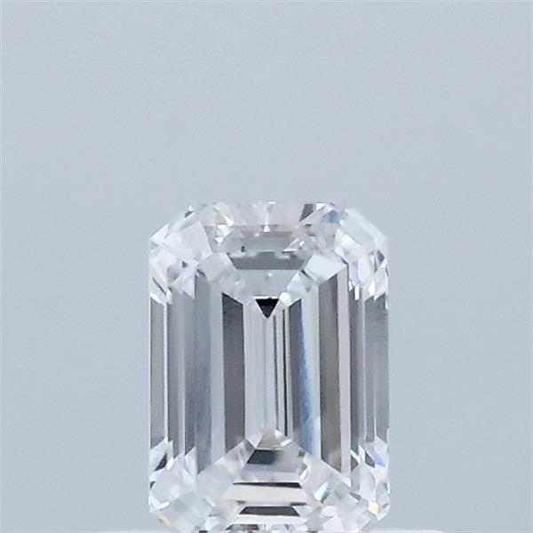 0.54 Carat Emerald Shaped, Ideal Cut, D Color, VS1 Clarity, IGI Certified Lab Grown Diamond