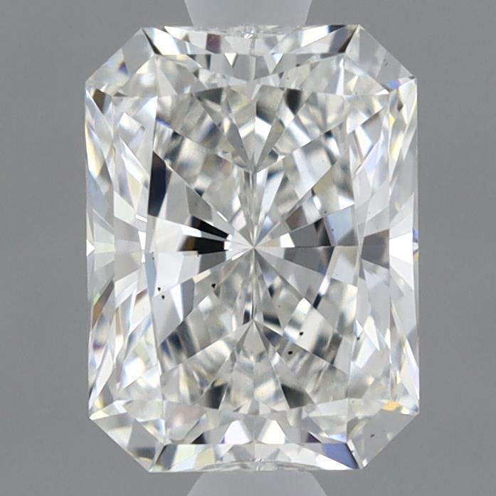 0.92 Carat Radiant Shaped, Ideal Cut, F Color, VS2 Clarity, IGI Certified Lab Grown Diamond