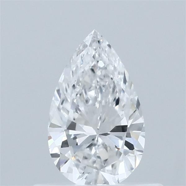 0.52 Carat Pear Shaped, Excellent Cut, D Color, VVS2 Clarity, IGI Certified Lab Grown Diamond