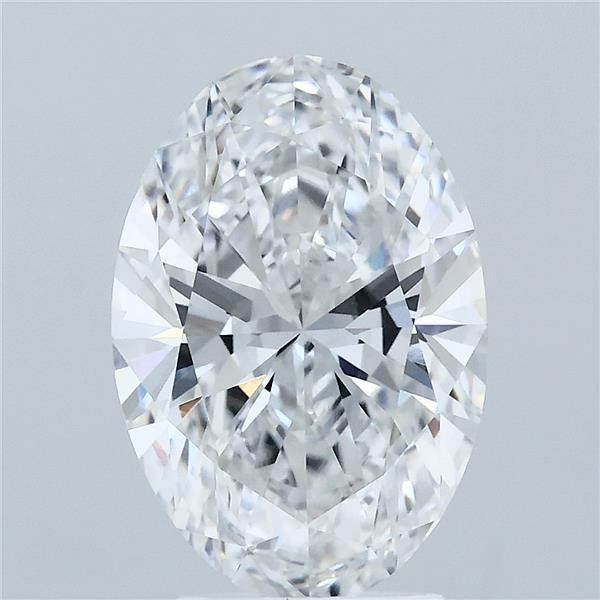 3.07 Carat Oval Shaped, Ideal Cut, E Color, VVS2 Clarity, IGI Certified Lab Grown Diamond