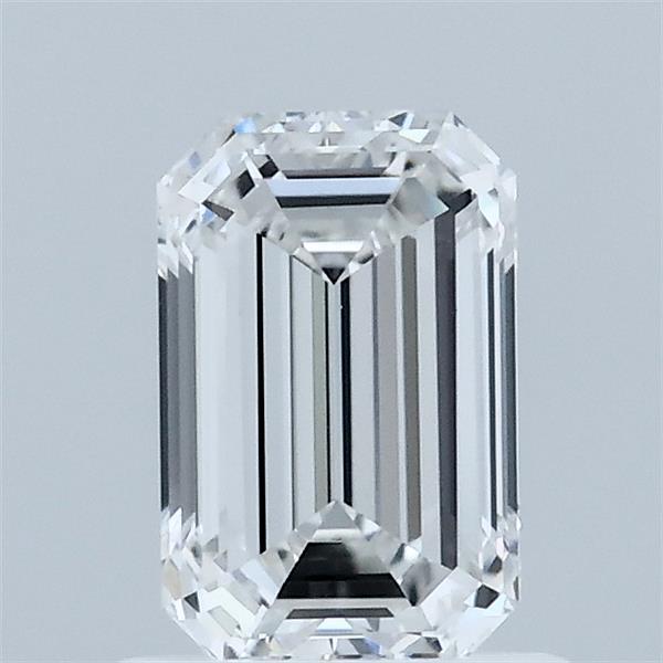 1.00 Carat Emerald Shaped, Ideal Cut, E Color, VVS2 Clarity, IGI Certified Lab Grown Diamond