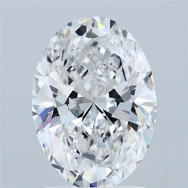 2.09 Carat Oval Shaped, Ideal Cut, E Color, VVS2 Clarity, IGI Certified Lab Grown Diamond