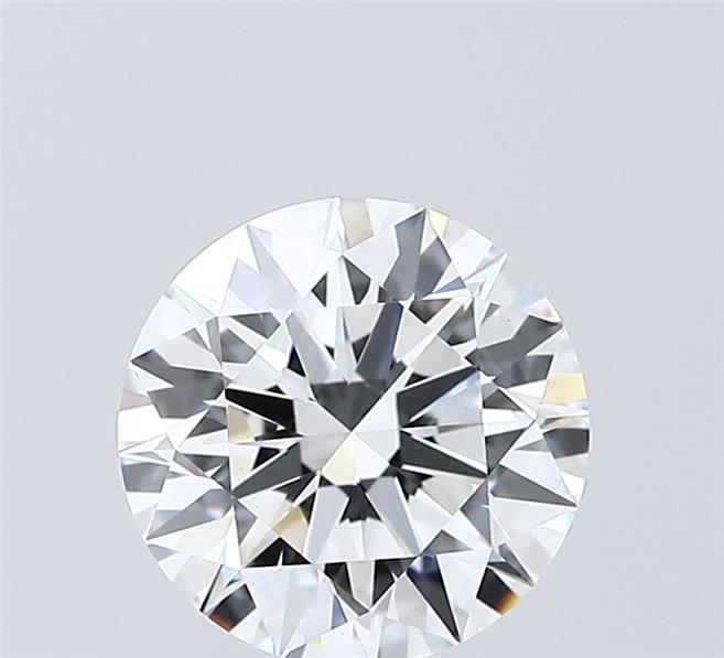 2.05 Carat Round Shaped, Ideal Cut, D Color, VVS2 Clarity, IGI Certified Lab Grown Diamond