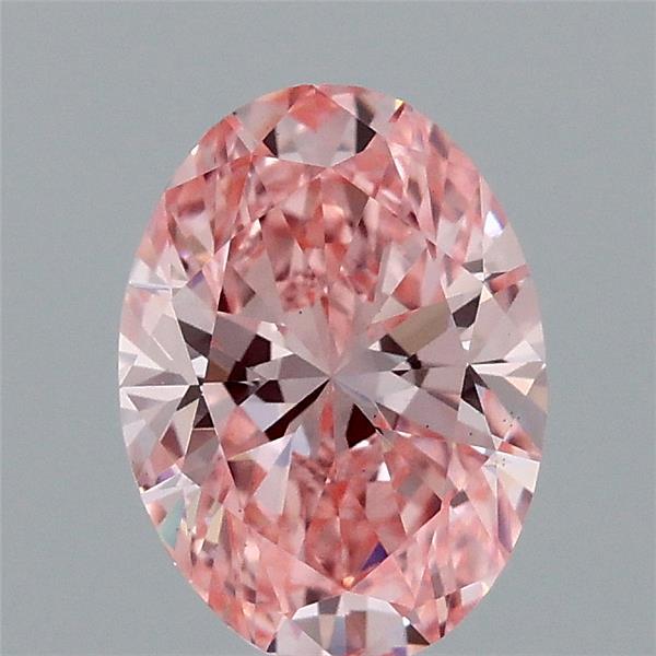 1.15 Carat Oval Shaped, Ideal Cut, FANCY VIVID PINK Color, VS1 Clarity, IGI Certified Lab Grown Diamond