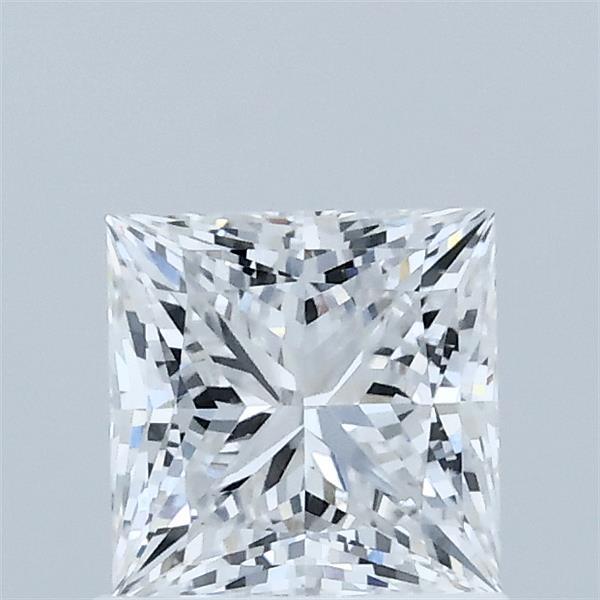 1.07 Carat Princess Shaped, Ideal Cut, D Color, VVS2 Clarity, IGI Certified Lab Grown Diamond