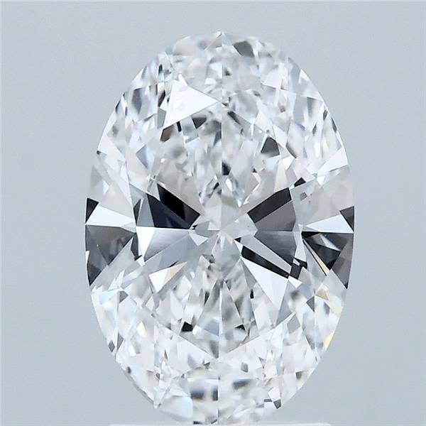 1.93 Carat Oval Shaped, Ideal Cut, D Color, VVS2 Clarity, IGI Certified Lab Grown Diamond