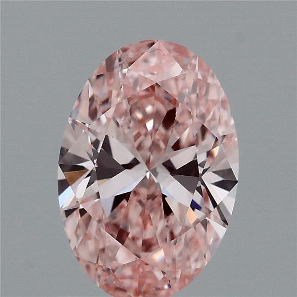 1.27 Carat Oval Shaped, Ideal Cut, FANCY INTENSE PINK Color, VS1 Clarity, IGI Certified Lab Grown Diamond