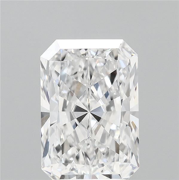 3.59 Carat Radiant Shaped, Ideal Cut, E Color, VVS1 Clarity, IGI Certified Lab Grown Diamond