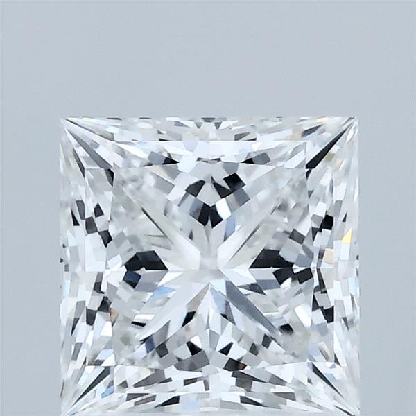 1.88 Carat Princess Shaped, Ideal Cut, E Color, VVS2 Clarity, IGI Certified Lab Grown Diamond