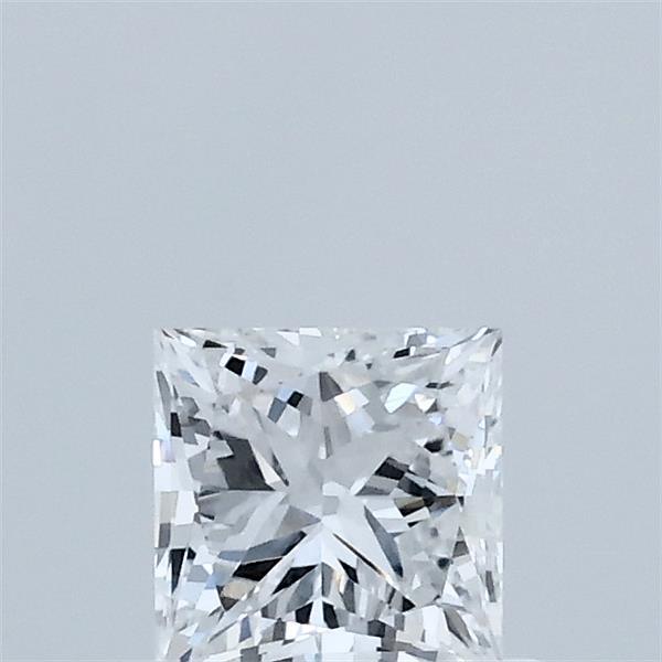 0.58 Carat Princess Shaped, Excellent Cut, D Color, VVS1 Clarity, IGI Certified Lab Grown Diamond