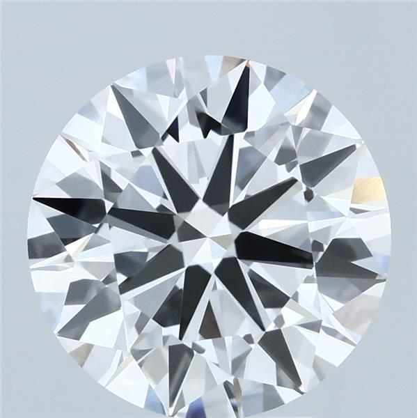 4.10 Carat Round Shaped, Ideal Cut, D Color, VVS2 Clarity, IGI Certified Lab Grown Diamond