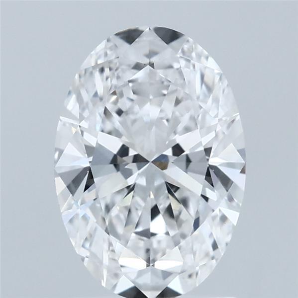 1.56 Carat Oval Shaped, Ideal Cut, D Color, VVS2 Clarity, IGI Certified Lab Grown Diamond