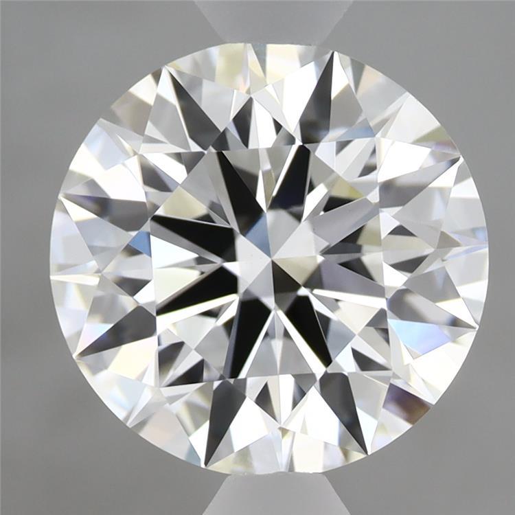 3.05 Carat Round Shaped, Ideal Cut, E Color, VVS2 Clarity, IGI Certified Lab Grown Diamond