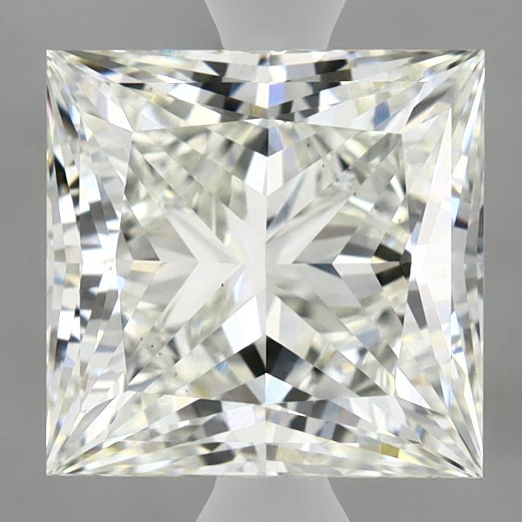 3.03 Carat Princess Shaped, Ideal Cut, G Color, VS1 Clarity, IGI Certified Lab Grown Diamond