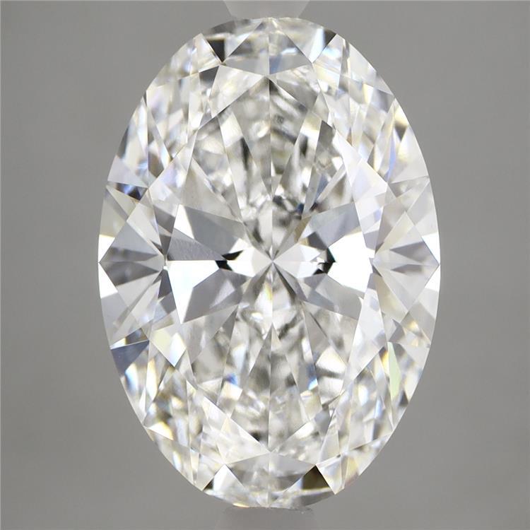 4.44 Carat Oval Shaped, Ideal Cut, F Color, VVS2 Clarity, IGI Certified Lab Grown Diamond