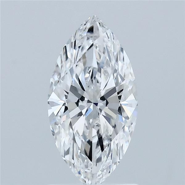 1.08 Carat Marquise Shaped, Ideal Cut, D Color, VVS2 Clarity, IGI Certified Lab Grown Diamond