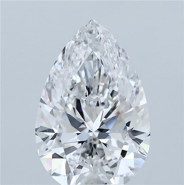 4.99 Carat Pear Shaped, Ideal Cut, E Color, VS1 Clarity, IGI Certified Lab Grown Diamond
