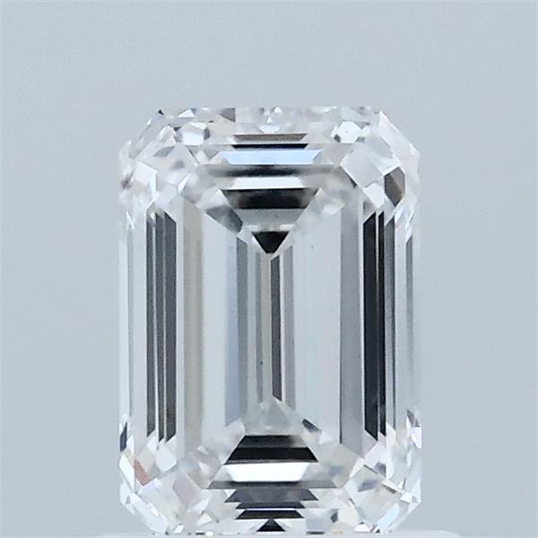 1.04 Carat Emerald Shaped, Ideal Cut, D Color, VS1 Clarity, IGI Certified Lab Grown Diamond