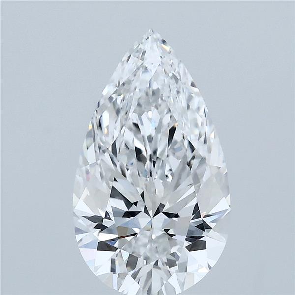 2.02 Carat Pear Shaped, Excellent Cut, D Color, VVS2 Clarity, IGI Certified Lab Grown Diamond