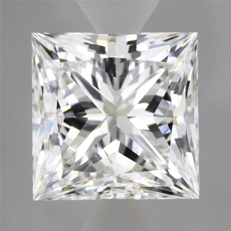 3.01 Carat Princess Shaped, Ideal Cut, D Color, VVS2 Clarity, IGI Certified Lab Grown Diamond