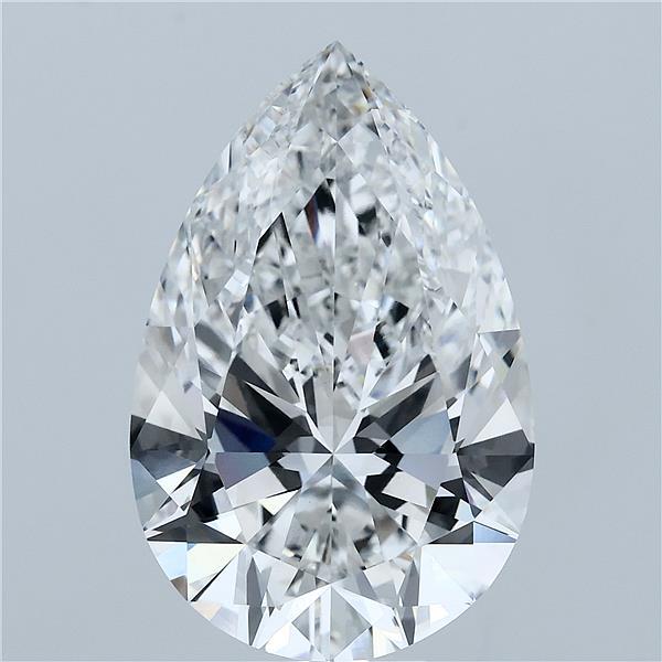 10.39 Carat Pear Shaped, Ideal Cut, F Color, VVS2 Clarity, IGI Certified Lab Grown Diamond