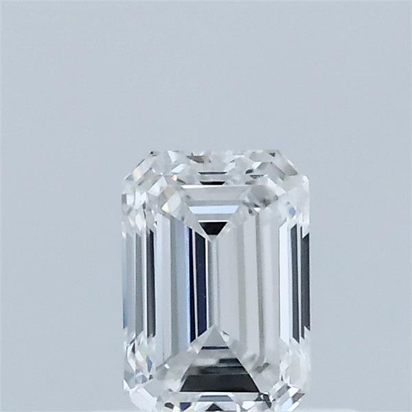 0.57 Carat Emerald Shaped, Ideal Cut, D Color, VVS1 Clarity, IGI Certified Lab Grown Diamond